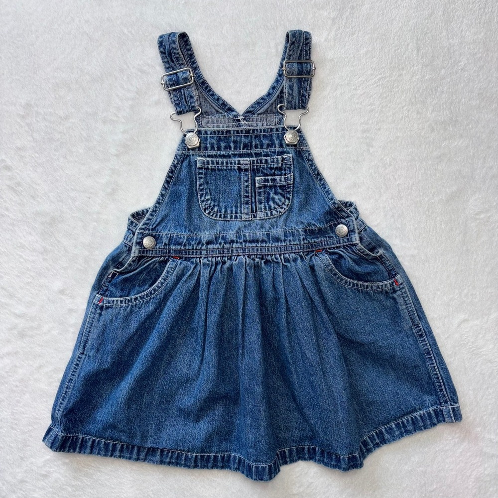 Vintage Denim Overall Jumper Dress, Toddler, Gap